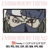 Naruto Embroidery Design-Anime Nike Inspired Embroidery File Instant Download