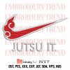Naruto Embroidery Design-Anime Nike Inspired Embroidery File Instant Download