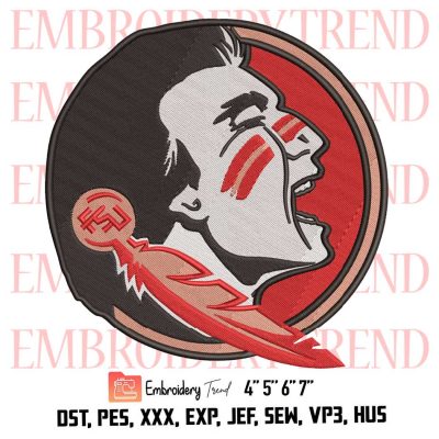 Florida State Seminoles men’s Basketball Logo Embroidery Design File- FSU Logo – Embroidery Machine