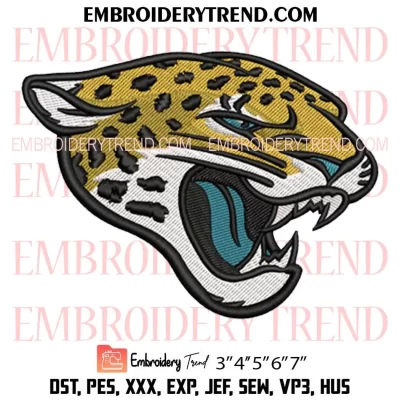 Jacksonville Jaguars Claws Embroidery Design, NFL Sport Machine Embroidery Digitized Pes Files