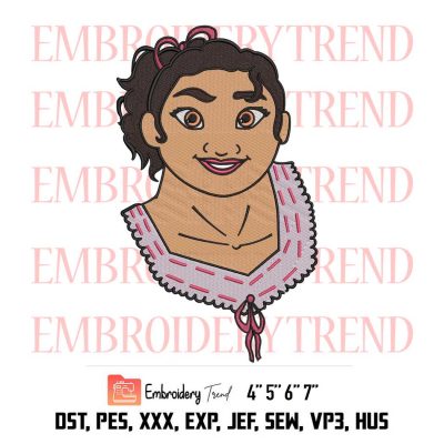 Luisa Madrigal Encanto Embroidery Design File Embroidery Machine