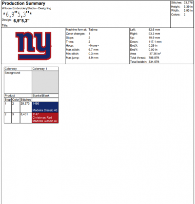 New York Giants Logo Embroidery Design File – NFL Logo – American Football Embroidery Machine