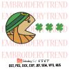 Patrick’s Day Feeling Lucky Logo Embroidery Design File Embroidery Machine
