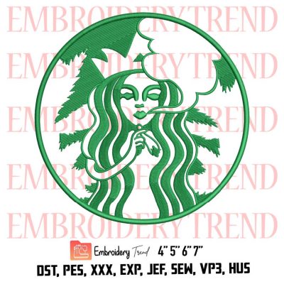 Starbucks Weel Stickers Logo Embroidery Design File – Embroidery Machine