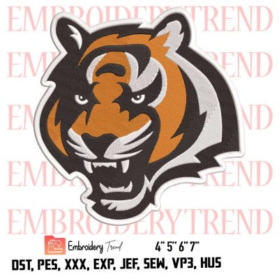 Cincinnati Bengals FNL Logo Embroidery Design File – FNL Logo – American Fotball Embroidery Machine