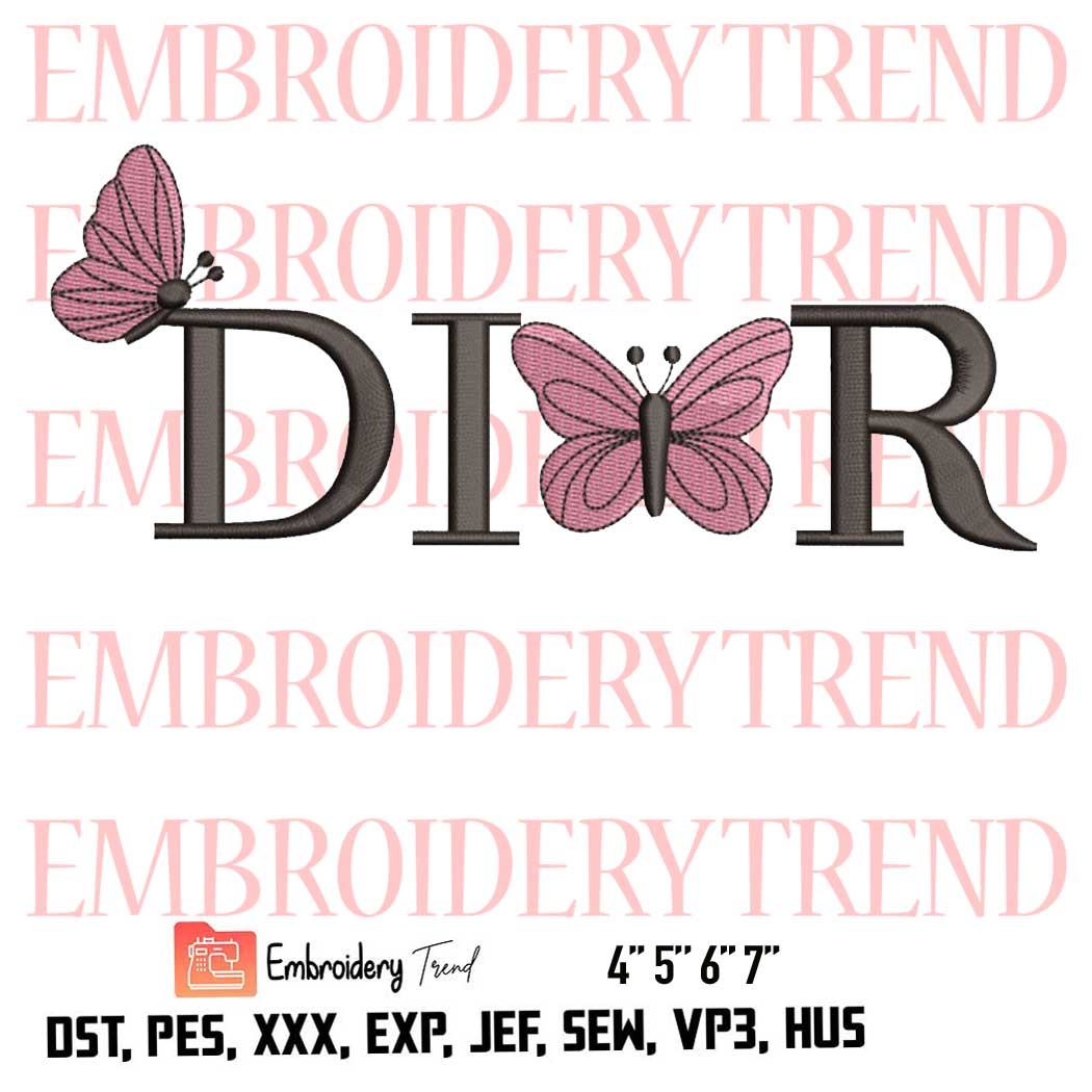 Dior Logo Embroidery Design  Dior Machine Embroidery Patterns