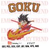 Trunks Goku Frieza Super Saiyan Dragon Ball, Goku, Dragon Logo Embroidery Design File – Nike Inspired Embroidery Machine