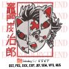 Demon Slayer Mask Embroidery File – Nezuko -Tanjiro Embroidery Machine Instant Download