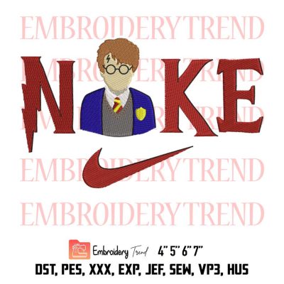 Nike Harry Potter Logo Embroidery Design File – Embroidery Machine
