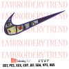 Nike De Naruto Logo Embroidery Design File – Nike Inspired Embroidery Machine