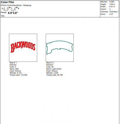 Backwoods Logo Cigar Brand Embroidery Design File – Embroidery Machine