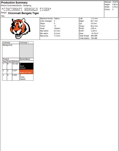 Cincinnati Bengals Tiger Embroidery Design, NFL Football Logo Machine Embroidery Digitized Pes Files