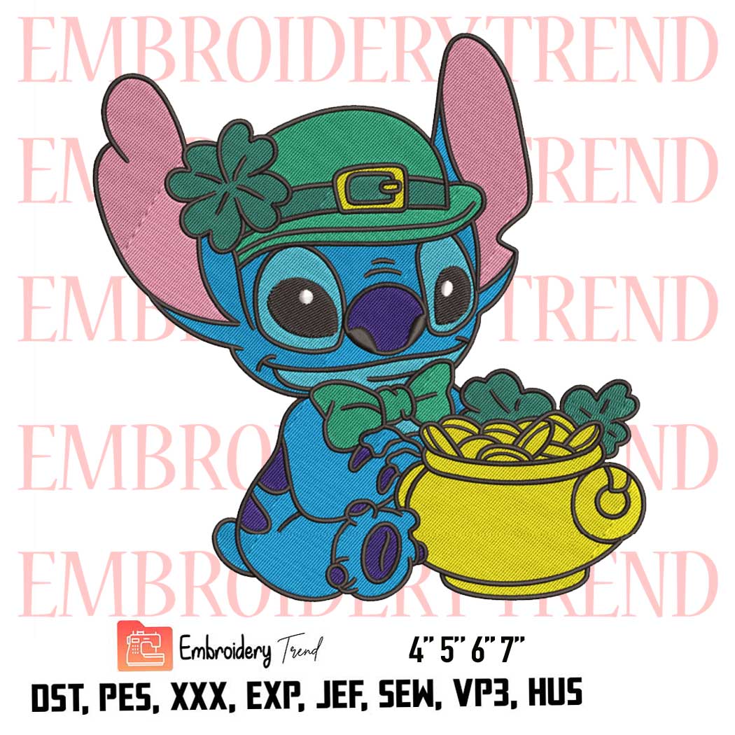 Lilo & Stitch Machine Embroidery Design 5 Sizes 