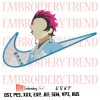 Kamado Tanjiro Nike Logo Embroidery Design File – Nike Inspired Embroidery Machine