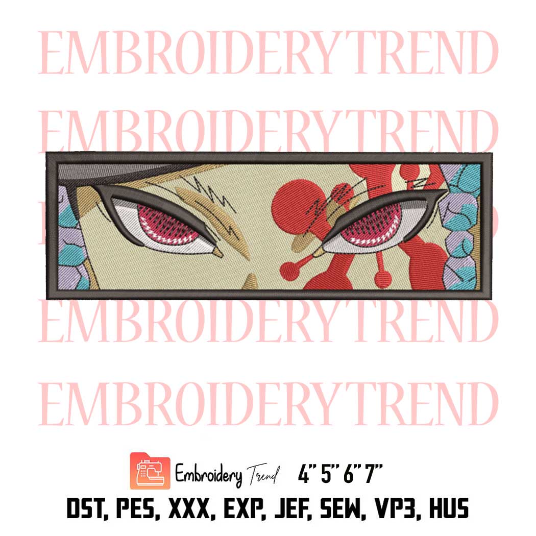 Douma Embroidery Design File, Kimetsu no yaiba Anime Embroidery Design,  Demon Slayer anime embroidery design, Upper Moon