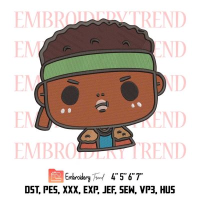 Chibi Lucas Kids, Stranger Things Embroidery Design File – Embroidery Machine