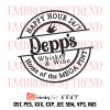 Hearsay Brewing Company Isn’T Happy Hour Anytime, Johnny Depp, Home Of The Mega Pint Embroidery Design File – Embroidery Machine