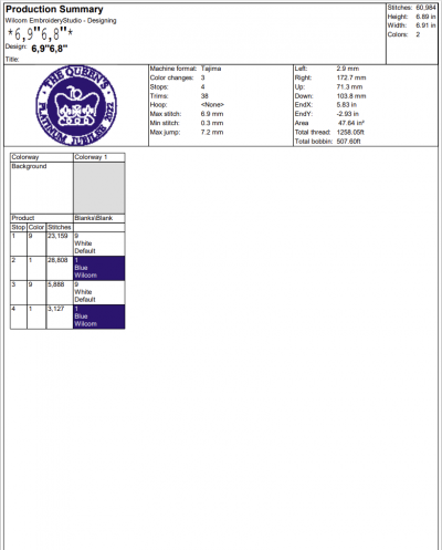 The Queens Platinum Jubilee 2022 Logo Design File – Embroidery Machine