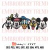 2022 Disney Squad Embroidery, Mickey Mouse Embroidery, Embroidery Design File-Embroidery Machine