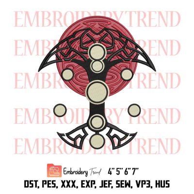 Thor Logo Embroidery, Stormbreaker Logo Embroidery, Avengers Embroidery, Embroidery Design File