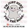 Let’s Go Ghouls Retro Cute Embroidery, Ghost Funny Best Embroidery, Halloween Gift Embroidery, Embroidery Design File