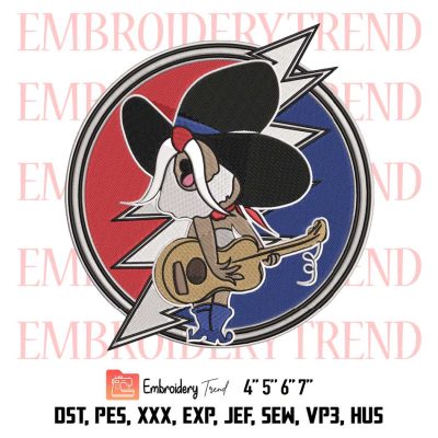 Grateful Dead Uncle Pecos Crambone Embroidery, Tom And Jerry Cartoon Embroidery, Embroidery Design File