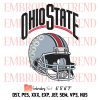 Ohio State Buckeyes Vintage Embroidery, Ohio State Buckeyes Circle Logo Embroidery, Embroidery Design File