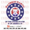 I Have PTSD Pretty Tired Of Stupid Democrats Embroidery, Trump 2024 Funny Embroidery, Embroidery Design File