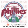 Philly Baseball Embroidery, Philadelphia Phillies Embroidery, Baseball Sports Embroidery, Embroidery Design File