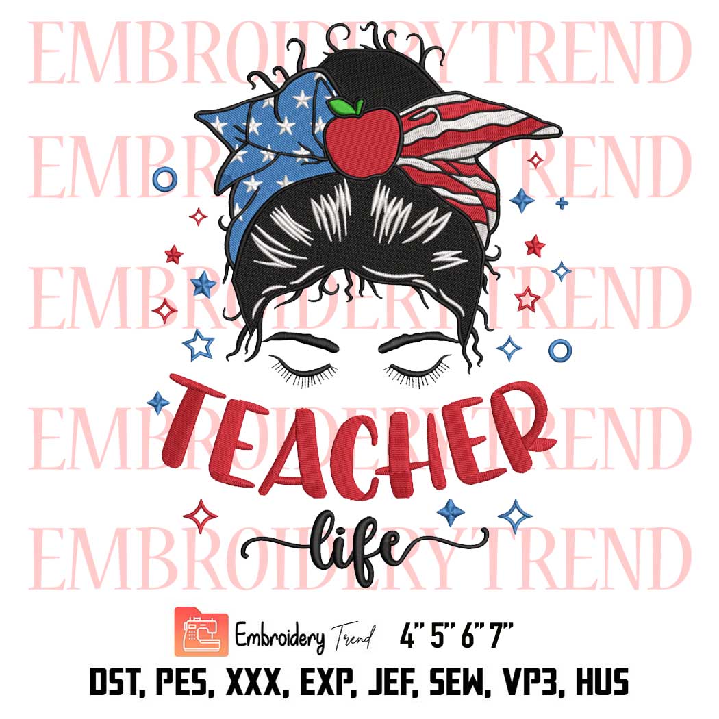 Teacher - Embroidery Files