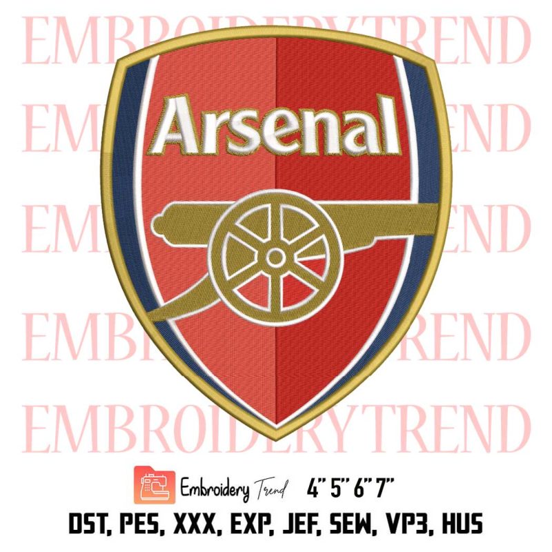 Arsenal Football Club Logo Embroidery, Football Embroidery, Sport ...