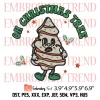 Fa La La La Christmas Tree Snowman Embroidery, Fa La La Xmas Embroidery, Retro Groovy Christmas Holiday Embroidery, Embroidery Design File