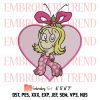 Max Dog Pink Heart Cute Embroidery, Max Dog Christmas Embroidery, Embroidery Design File