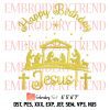 Be The Light Embroidery, Matthew 5:14 Embroidery, Bible Verse Embroidery, Christians Embroidery, Embroidery Design File