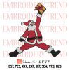 Nike Logo Santa Grinch Christmas Embroidery, Christmas 2022 Family Embroidery, Grinch Funny Embroidery, Embroidery Design File