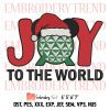 Jason Voorhees Costume Christmas Embroidery, Jason Voorhees Grinch Santa Embroidery, Xmas Holiday Embroidery, Embroidery Design File
