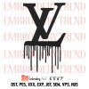 Dripping Chanel Embroidery, Brand Logo Embroidery, Chanel Embroidery, Embroidery Design File