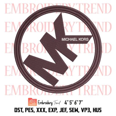 Michael Kors Logo Embroidery Design - Emblanka