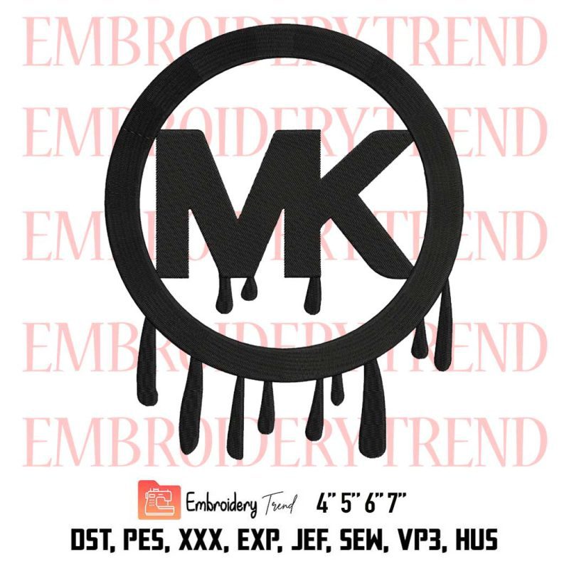 Michael Kors Drip Embroidery, Logo Michael Kors Embroidery, Brand ...