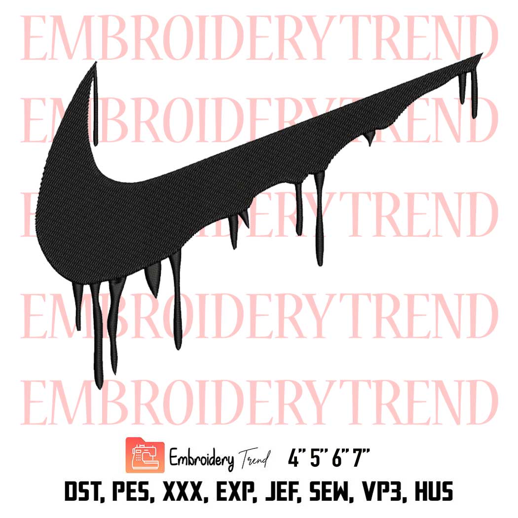 Nike Drip Embroidery, Logo Nike Embroidery, Nike Embroidery, Embroidery ...