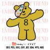 Doctor Pudsey Bear Embroidery, Children In Need Embroidery, BBC 2022 Embroidery, Embroidery Design File