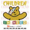Children In Need Pudsey Bear Embroidery, BBC Embroidery, Trending Embroidery, Embroidery Design File