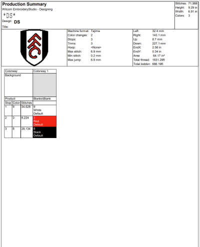 Fulham FC Logo Embroidery, Football Embroidery, Sport Embroidery, Embroidery Design File