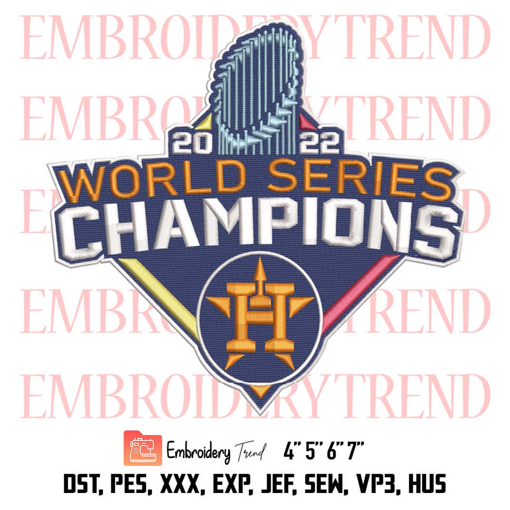 Houston Astros 2022 World Series Champs Iron/Sew On Embroidered Patch~FREE  Mail