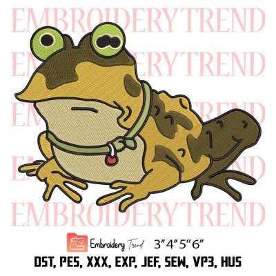 Futurama Hypnotoad Embroidery, Frogs Hypnotoad Funny Embroidery, Futurama Animated TV Series Embroidery, Embroidery Design File