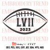 Super Bowl LVII Football Chiefs Embroidery, Kansas City Chiefs Embroidery, American Football Embroidery, Embroidery Design File