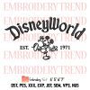 Mickey Mouse Est.1928 Embroidery, Face Mickey Cute Embroidery, Disney Embroidery, Embroidery Design File