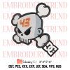 Ken Block Skull Logo Embroidery, RIP Ken Block 43 Embroidery, Racing Rip Embroidery, Embroidery Design File