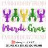 Mask Mardi Gras Embroidery, Carnival Mardi Gras Embroidery, Mardi Gras Embroidery, Embroidery Design File