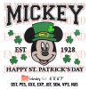 Lucky Cat St Patrick’s Day Embroidery, Shamrock Cat Clover Embroidery, Cute Irish Kitten Embroidery, Embroidery Design File